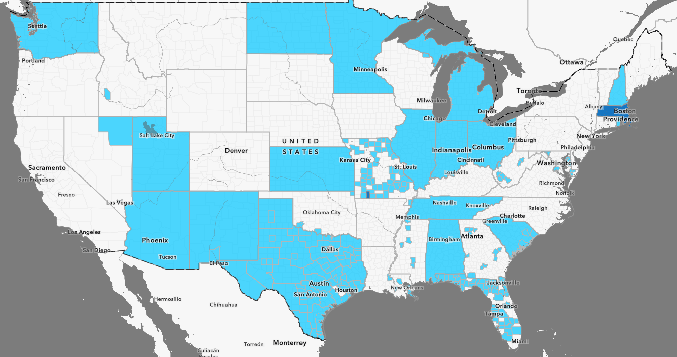 Data provided by the Federal Communications Commission (FCC). Data shown updated June 25, 2026.